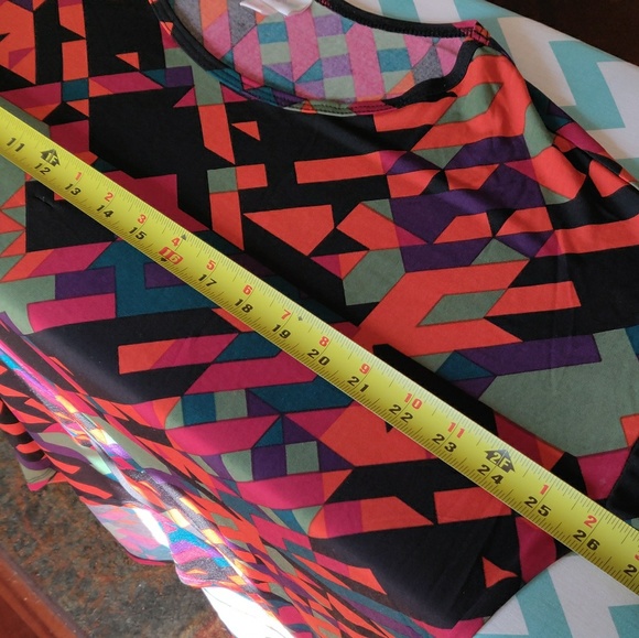 🗺️ Lularoe Small Irma Woman's Size 10-16 Polyester Spandex Stretchy Blend EUC - Picture 10 of 12